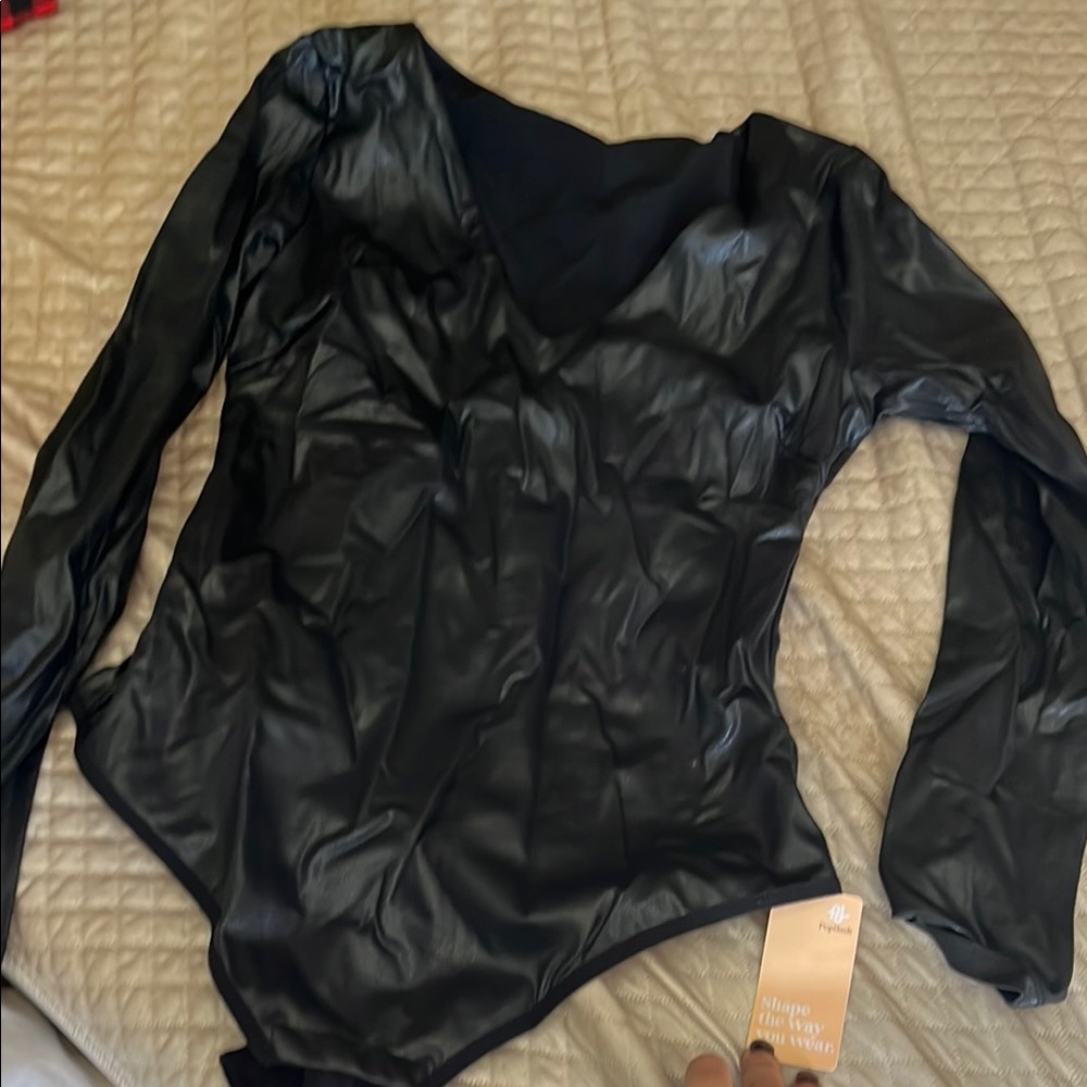Black Long Sleeve Bodysuit